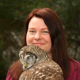 Beth and Barred Owl Merlin